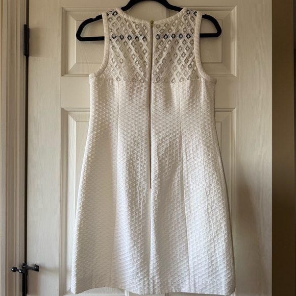 Lily Pulitzer Dress Women’s Size 4 White A Line Shift Lace - Picture 2 of 3